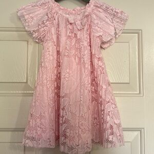 Pink Lace Infant Dress